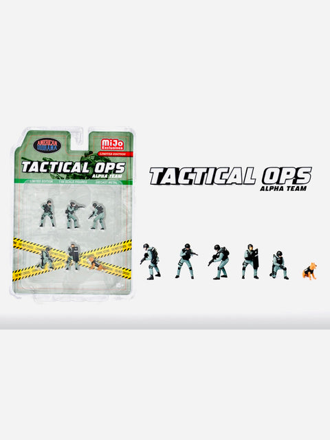 American Diorama Mijo Exclusive Tactical OPS Police Alpha Team