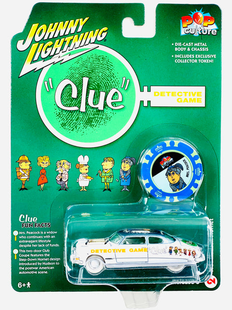 Johnny Lightning Pop Culture Vintage Clue 1951 Hudson Hornet Chase