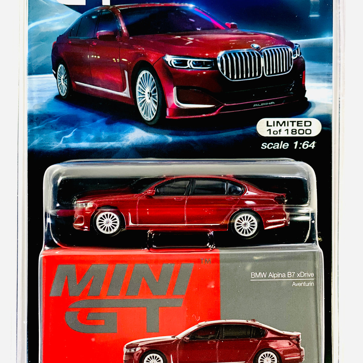 CHASE ! Mini GT 1:64 BMW Alpina B7 xDrive Alpina Blue