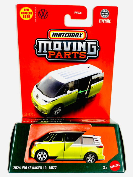 matchbox マッチボックス　ワーゲンバス 5Matchbox 2025 Moving Parts Case H 2024 Volkswagen ID Buzz