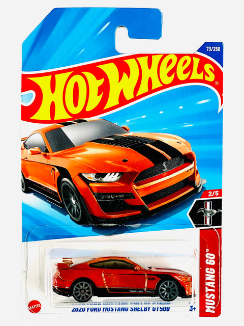 Hot Wheels Mustang 60 2020 Ford Mustang Shelby GT500 (73/250) - Damaged Card/Blister