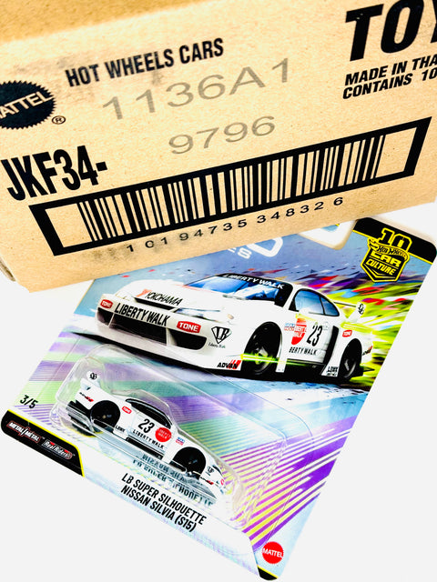 Hot Wheels 2026 Car Culture LB Super Silhouette Nissan Silvia (S15) Factory Sealed Solid Pack (10 Cars)