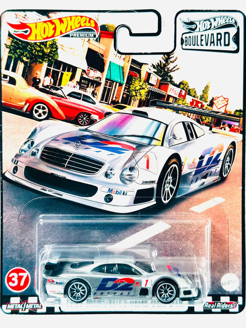 Hot Wheels 2021 Boulevard 1997 Mercedes-Benz CLK-GTR #37 - Damaged Card