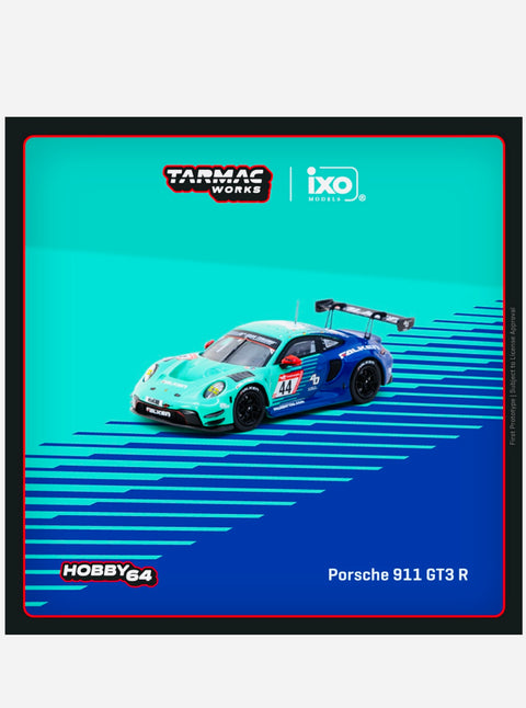 Tarmac Works Mijo Exclusives x IXO Porsche 911 GT3 R #44 Nurburgring 24h 2023