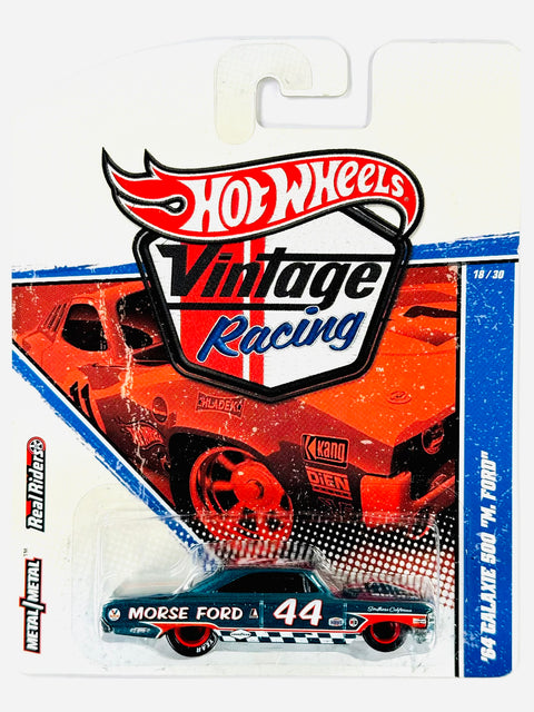 Hot Wheels 2010 Real Riders Vintage Racing '64 Galaxie 500 M Ford - Damaged Card/Blister