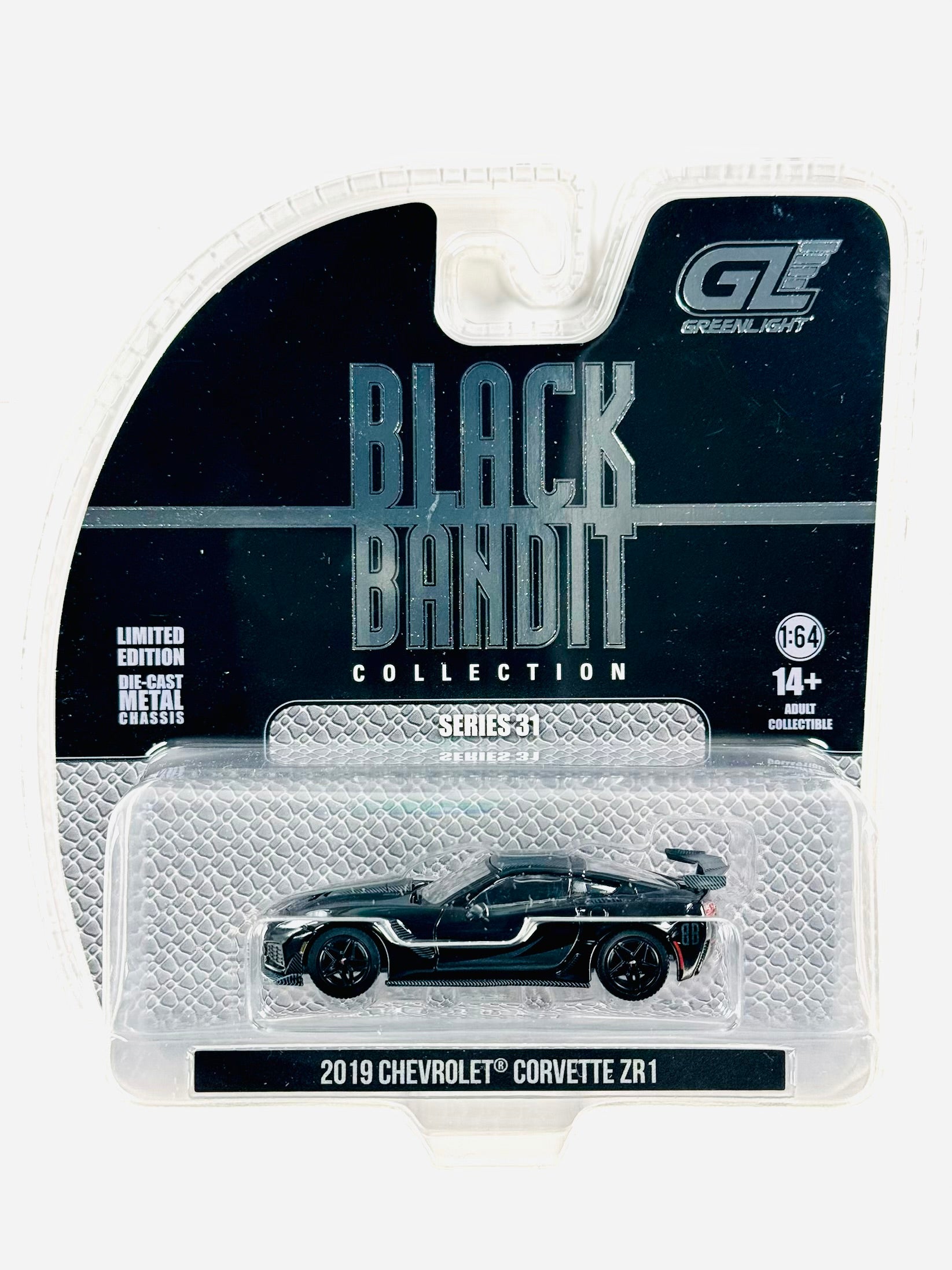 Greenlight Black Bandit Series 2019 Chevrolet Corvette ZR1