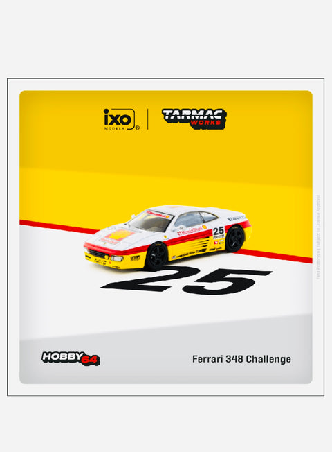 Tarmac Works Hobby 64 Ferrari 348 Challenge Italian GT #25 1994 Oscar Larrauri