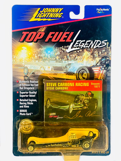 Johnny Lightning Top Fuel Legends 1971 Steve Carbone Racing - Damaged/Yellow Blister