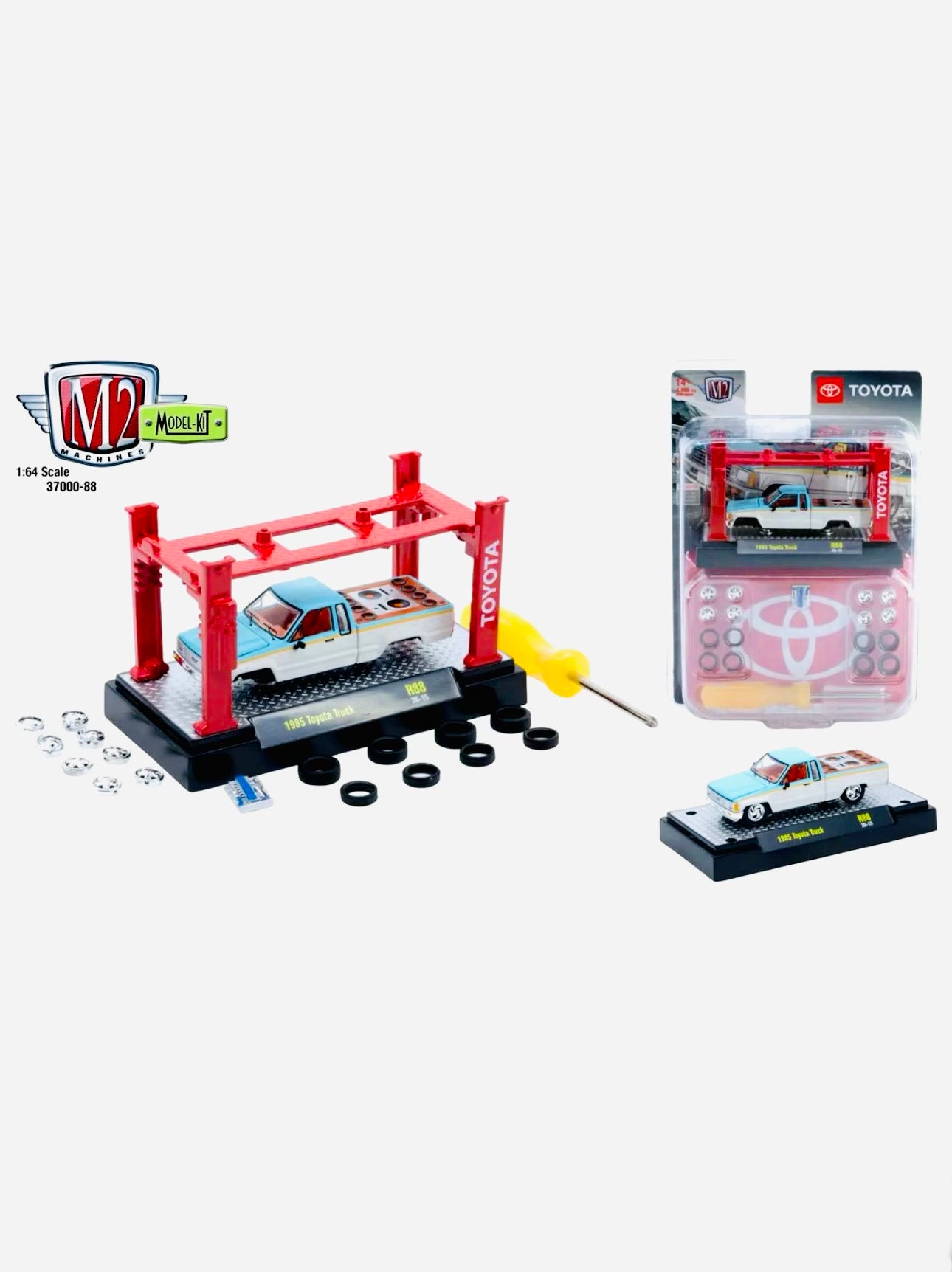 M2マシーン ウォルマート限定 - 1985 トヨタ・トラック M2 Machines Model Kit 1985 Toyota Truck – Jcardiecast