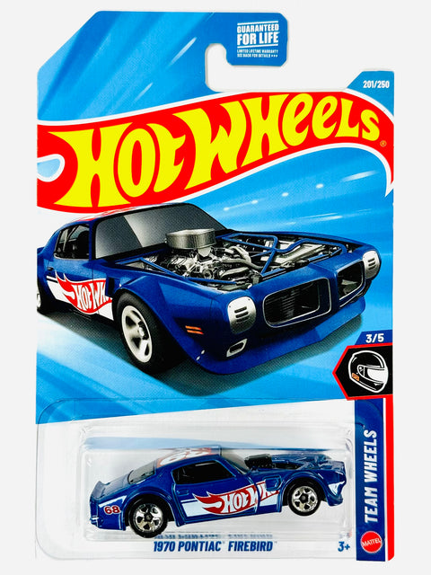 Hot Wheels Team Wheels 1970 Pontiac Firebird (201/250) - Damaged Card/Blister