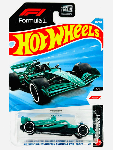 Hot Wheels Formula 1 Aston Martin Aramco Formula One Team (185/250) - Damaged Card/Blister