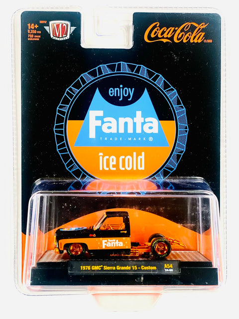 M2 Machines Fanta 1976 GMC Sierra Grande 15 Custom Chase - Damaged Blister