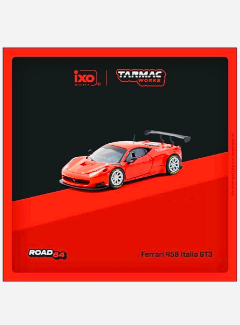 Tarmac Works Road 64 Ferrari 458 Italia GT3 Red