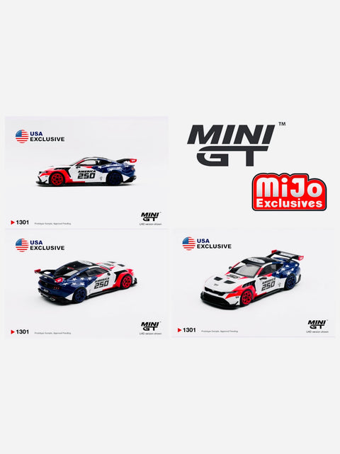 Mini GT Mijo Exclusives Ford Mustang GTD America 250 USA Exclusive LHD #1301