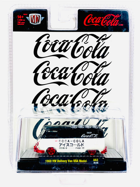 M2 Machines Coca Cola 1960 VW Delivery Van USA Model Chase - Damaged Card