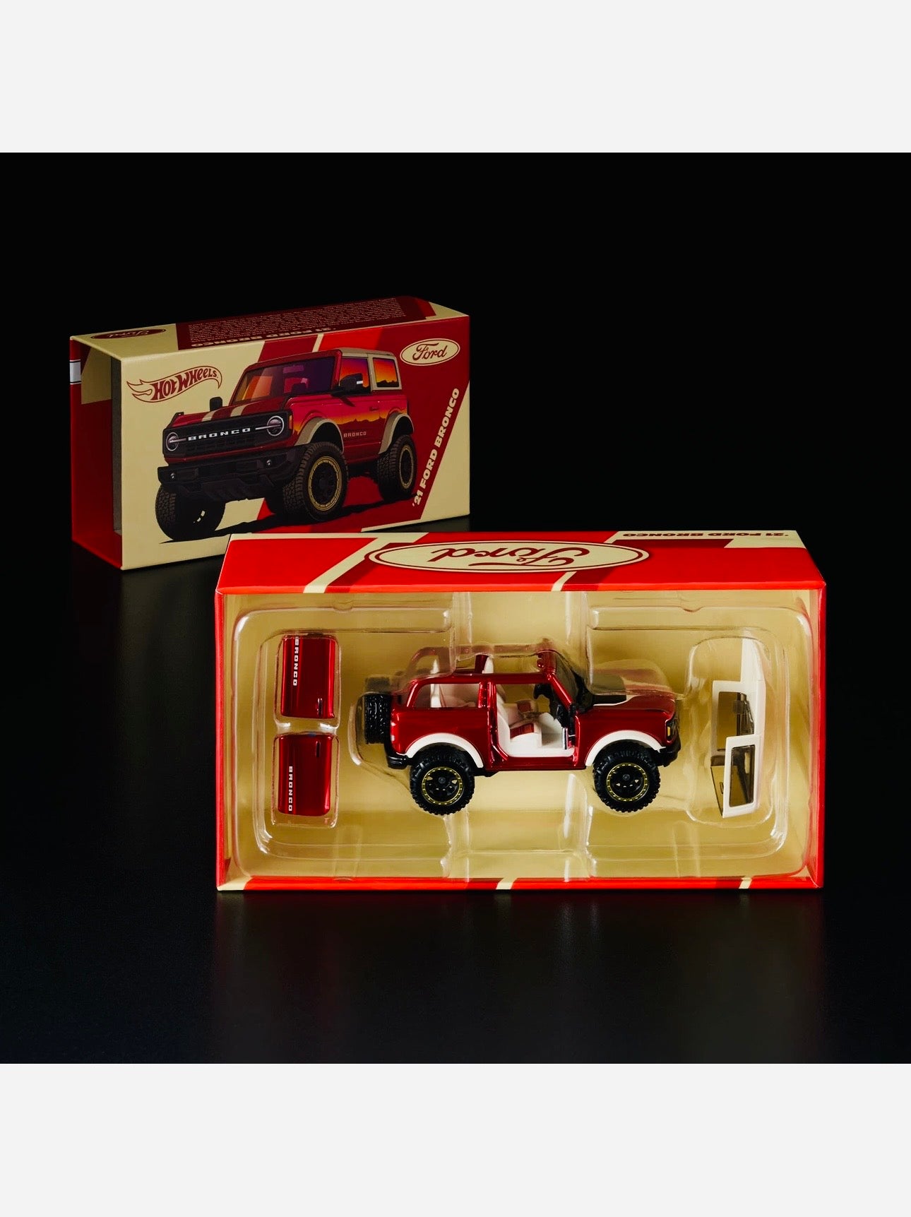 Hot Wheels 2026 RLC Exclusive '21 Ford Bronco Red - Damaged/Open