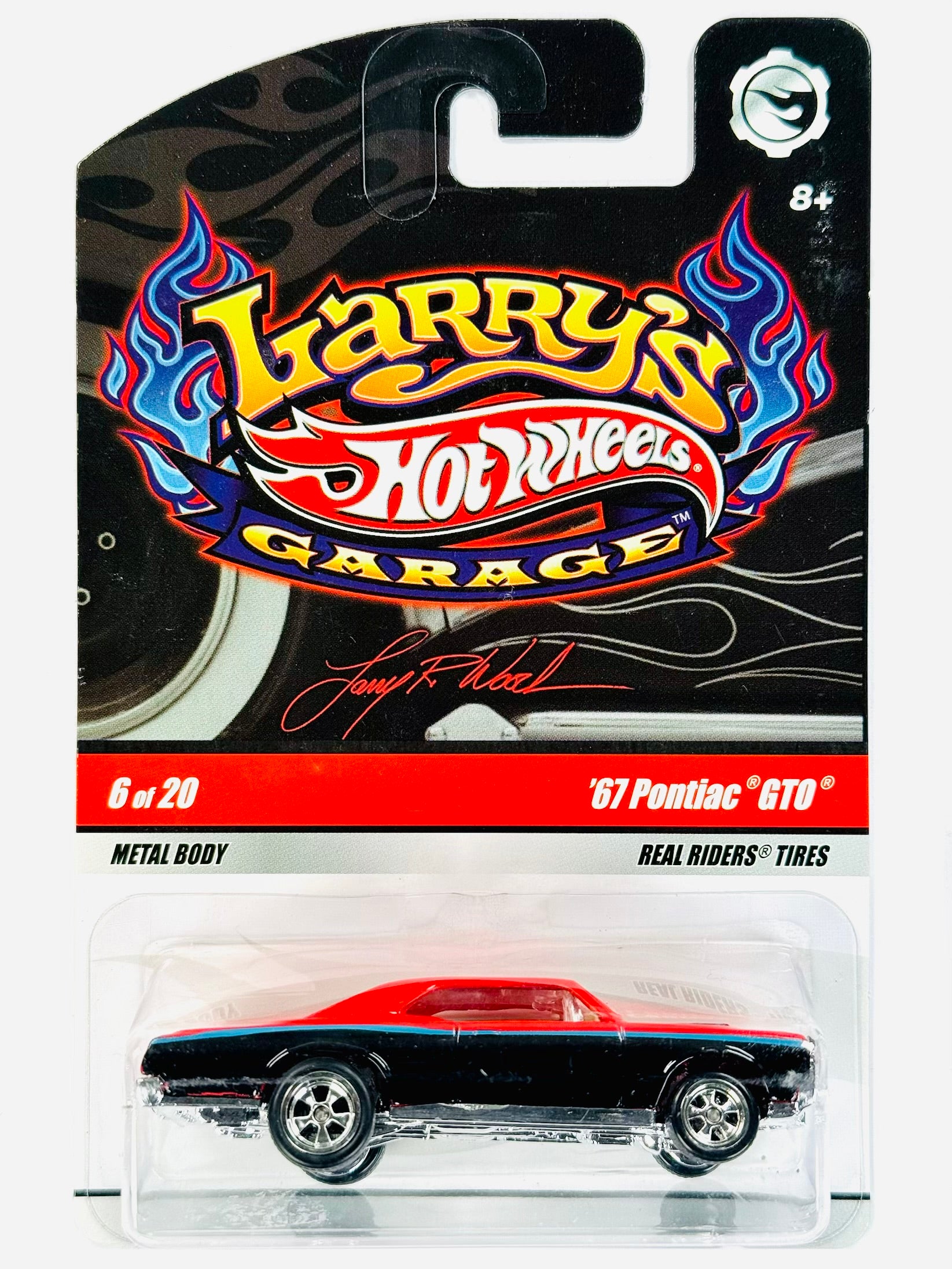 ホットウィール '67 PONTIAC GTO ポンティアックGARAGE Hot Wheels Larry's Garage '67 Pontiac GTO - Damaged Card/Blister