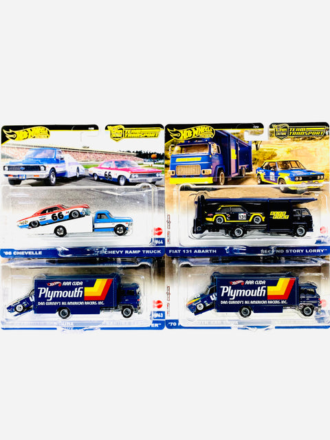 Hot Wheels 2024 Team Transport Factory Sealed Case A - Damaged Box