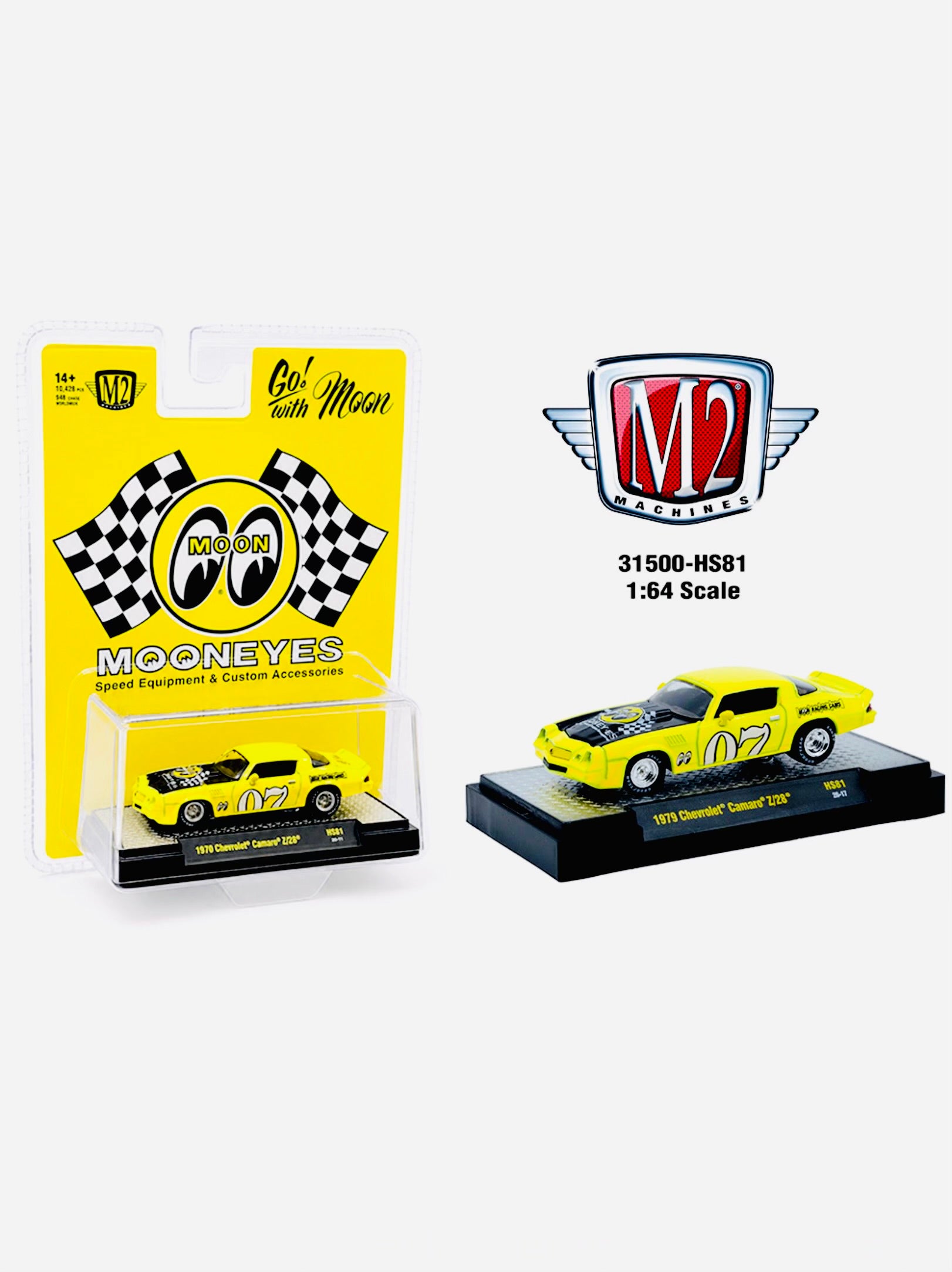 M2 Machines Hobby Exclusive 1979 Chevrolet Camaro Z28 Mooneyes