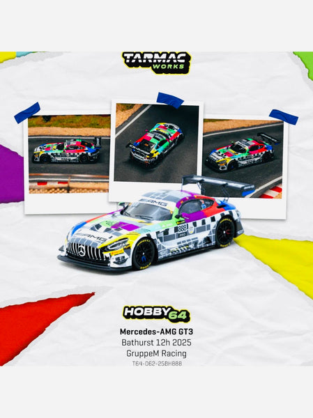 ミニカー Tarmac Mercedes-AMG GT3 Bathurst 2022 Tarmac Works Hobby 64 Factory Sealed Mercedes-AMG GT3 Bathurst 12h