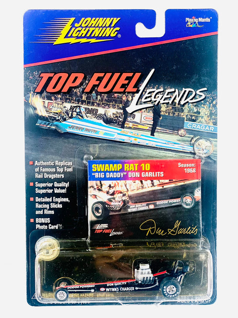 Johnny Lightning Top Fuel Legends 1968 Swamp Rat 10 "Big Daddy" Don Garlits - Damaged Card/Blister