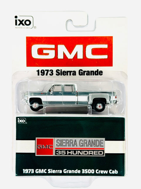 iXO Model GMC Sierra Grande 3500 Crew Cab Dually Green & White Chase