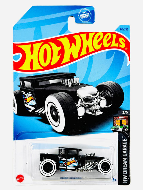 Hot Wheels HW Dream Garage Bone Shaker Black (60/250) - Damaged Card/Blister