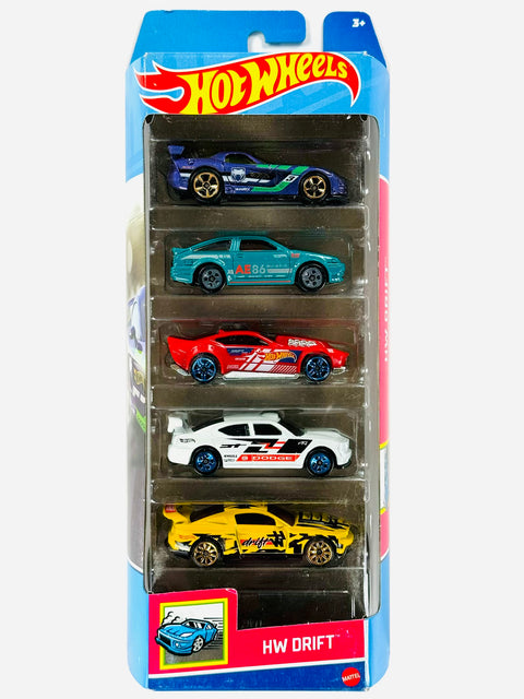 Hot Wheels HW Drift 5-Pack - Damaged Box