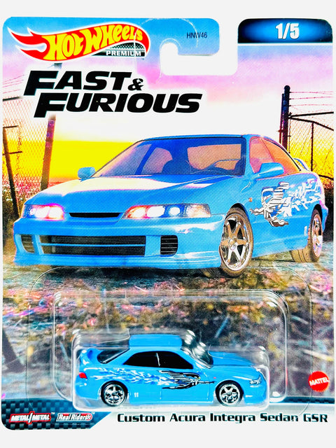 Hot Wheels 2023 Fast & Furious Case C Custom Acura Mia's Integra Sedan GSR