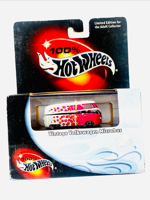 Hot Wheels Cool Collectibles Vintage Volkswagen Microbus - Rubberband Residue/Damaged Box