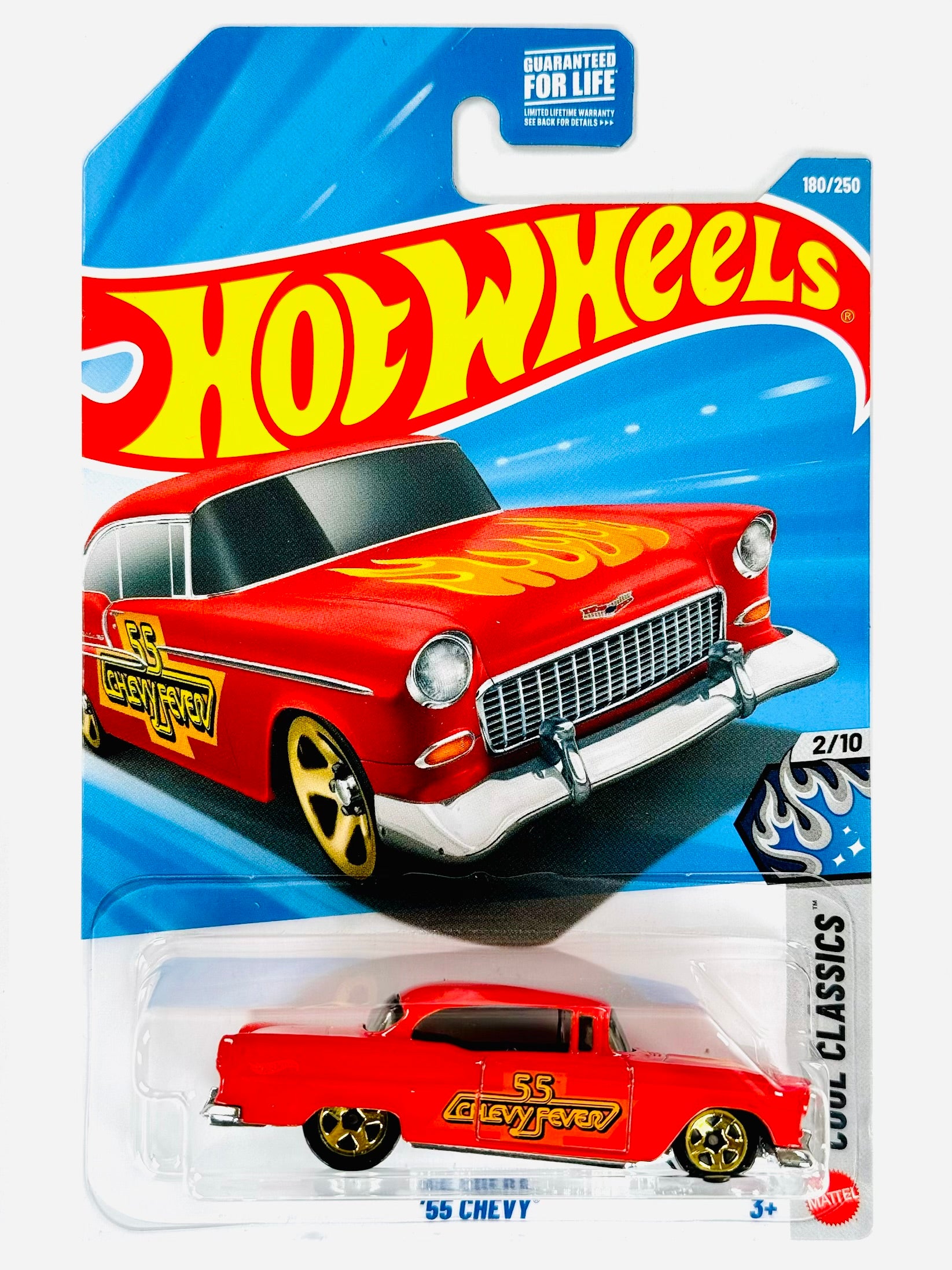 Hot Wheels Cool Classics '55 Chevy (180/250) - Damaged Card