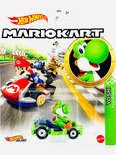 Hot Wheels 2026 Character Cars Mario Kart Yoshi Pipe Frame