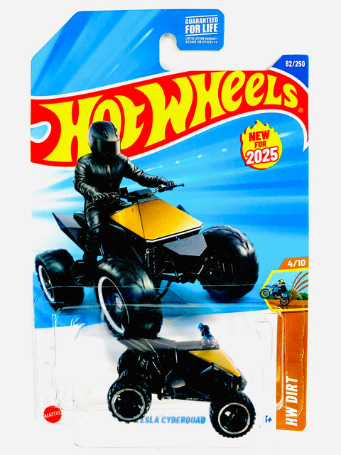 Hot Wheels HW Dirt Tesla Cyberquad - Damaged Card