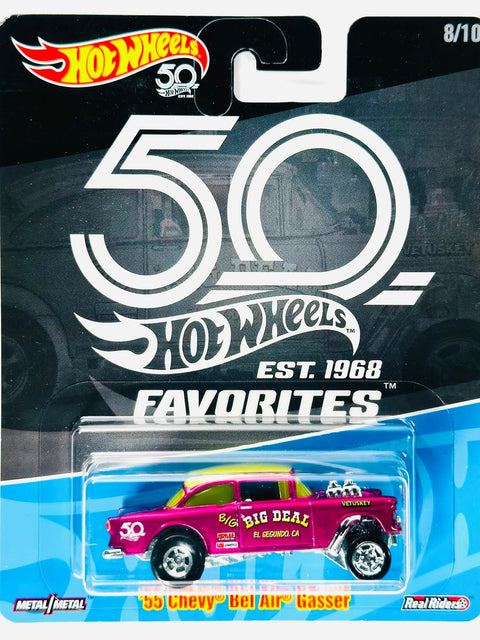 Hot Wheels 50th Anniversary Favorites '55 Chevy Bel Air Gasser