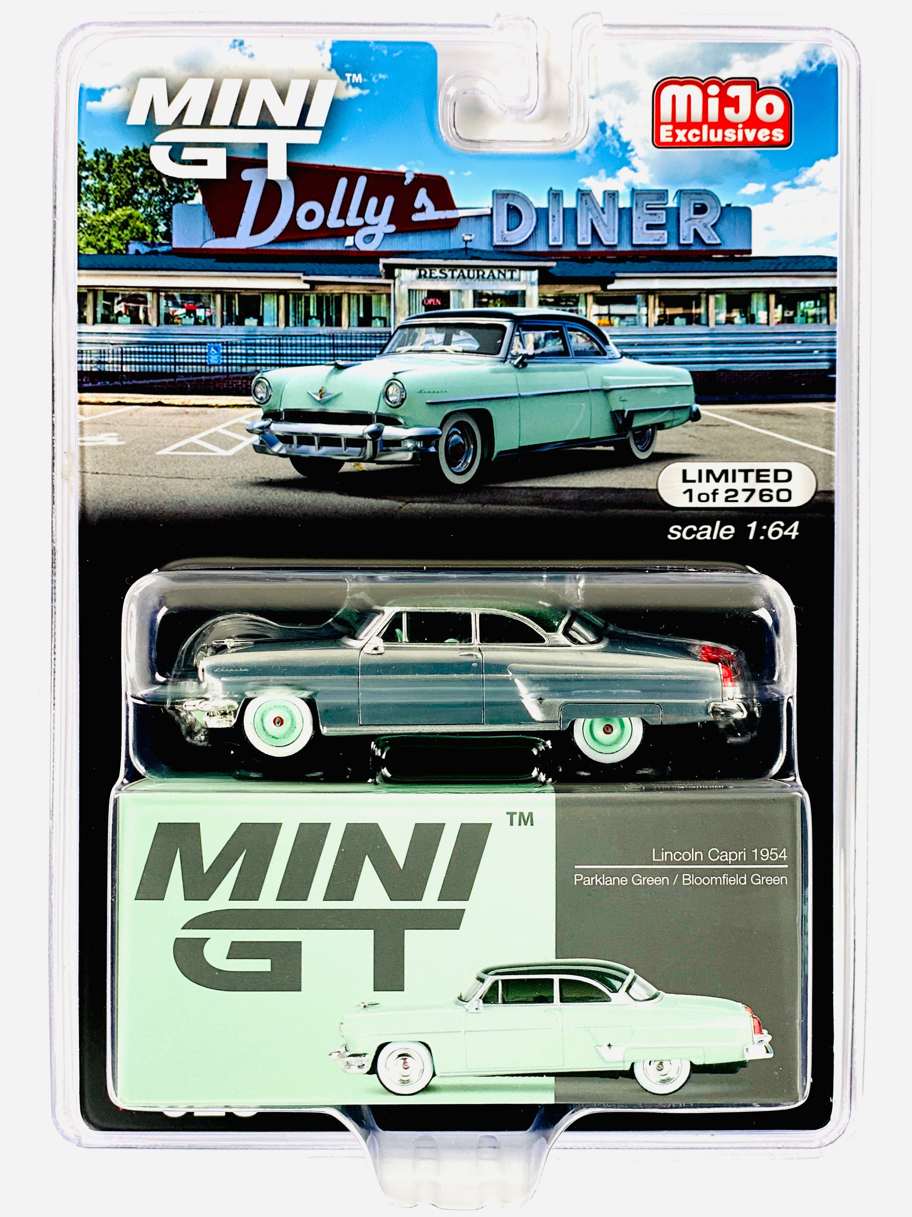 Mini GT Mijo Exclusives Lincoln Capri 1954 Parklane Green