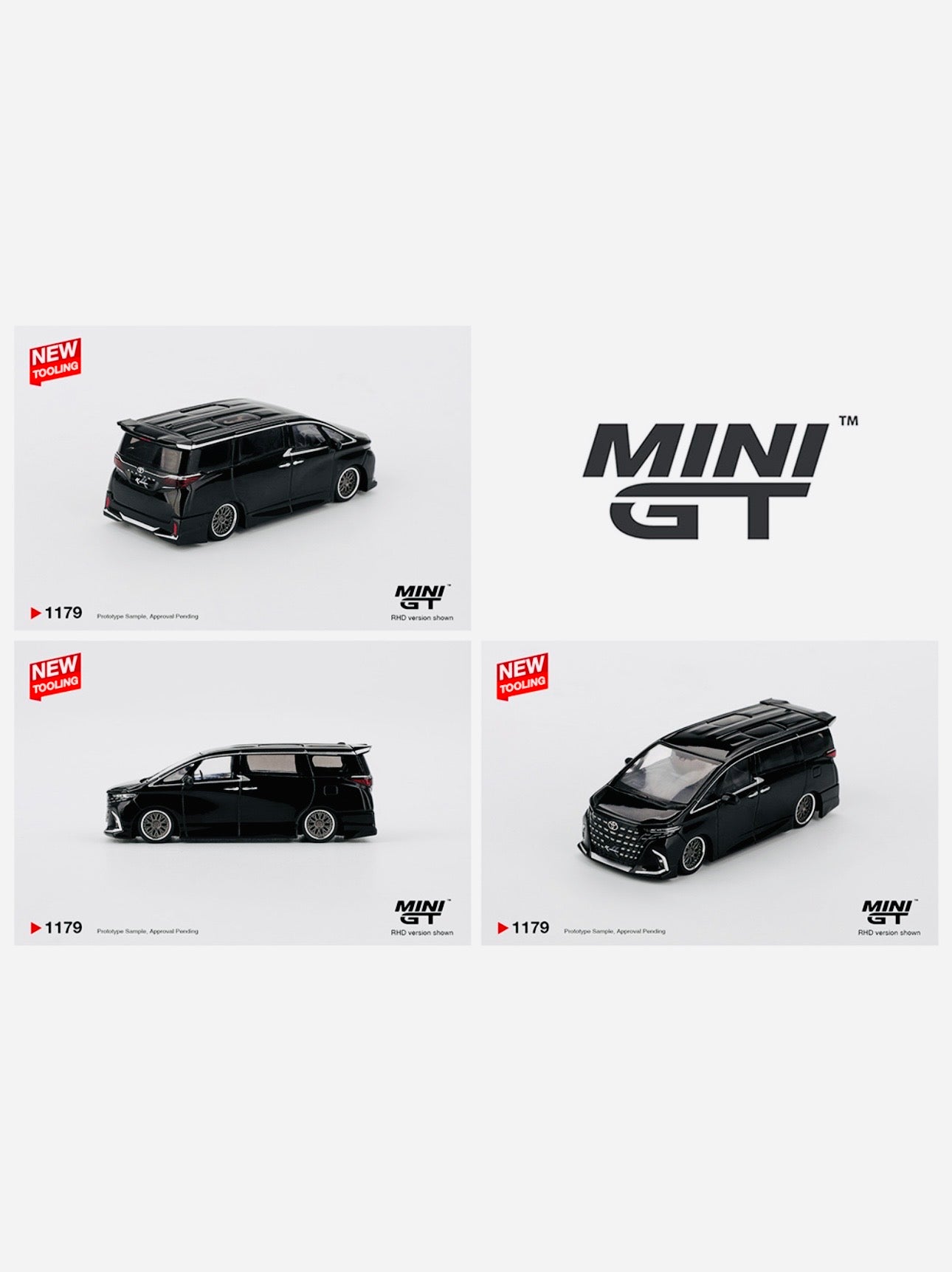 MINI GT Toyota Alphard 40 KUHL ブラック新品未開封 Mini GT Toyota Alphard 40 KUHL Black #1179 – Jcardiecast