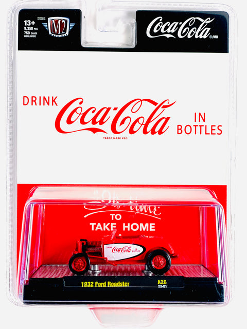 M2 Machines Coca Cola 1932 Ford Roadster Chase