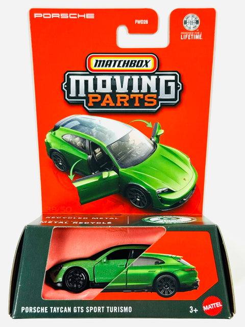 Matchbox 2026 Moving Parts Case N Porsche Taycan GTS Sport Turismo