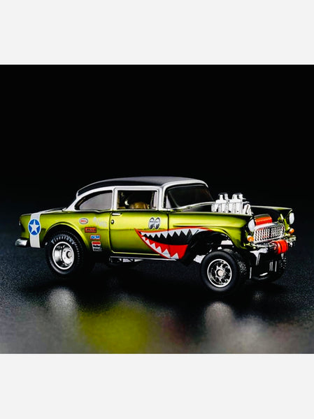 ホットウィール RLC '55 CHEVY BEL AIR GASSER Hot Wheels 2018 RLC Exclusive '55 Chevy Bel Air Gasser - Damaged