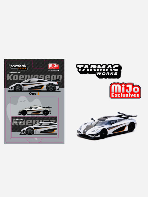 Tarmac Works Mijo Exclusive Global 64 Koenigsegg One:1 Silver