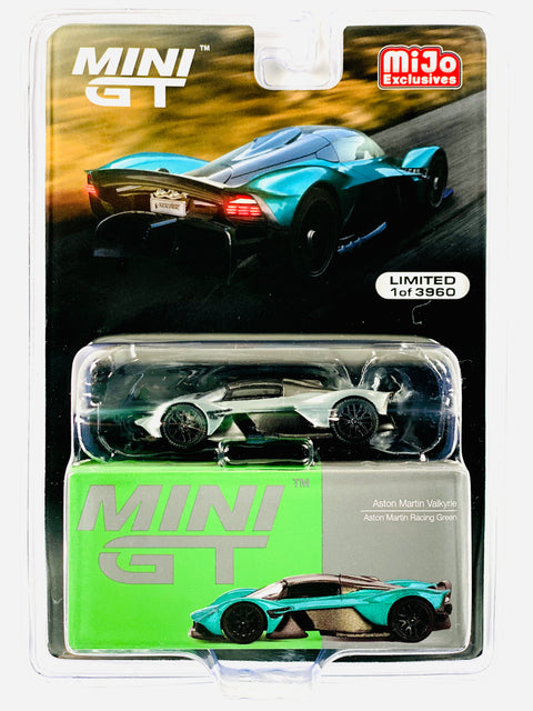 Mini GT Mijo Exclusives Aston Martin Valkyrie Aston Martin Racing Green #600 Chase