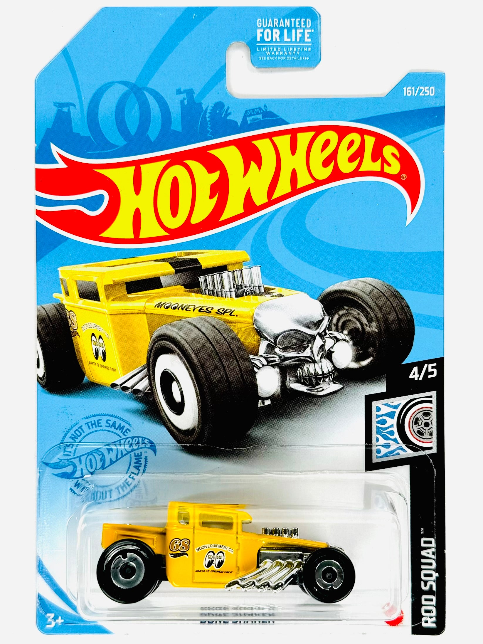 Hot Wheels Rod Squad Mooneyes Bone Shaker (161/250) - Damaged Card