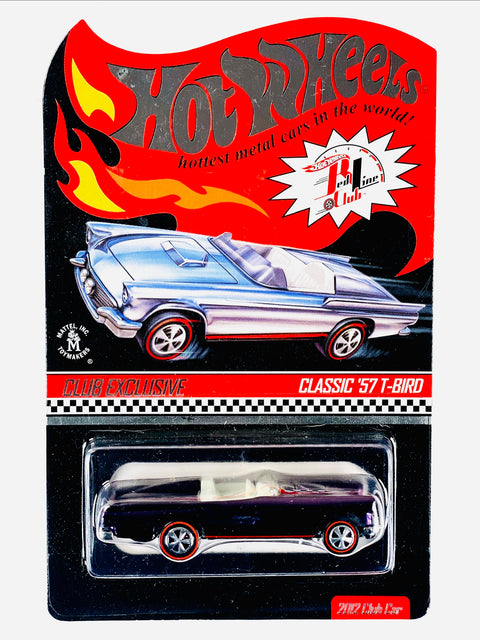 Hot Wheels 2012 RLC Exclusive Classic '57 T-Bird Purple - Damaged Card