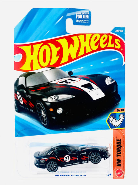 Hot Wheels HW Torque '96 Dodge Viper GTS (221/250) - Damaged Card/Blister