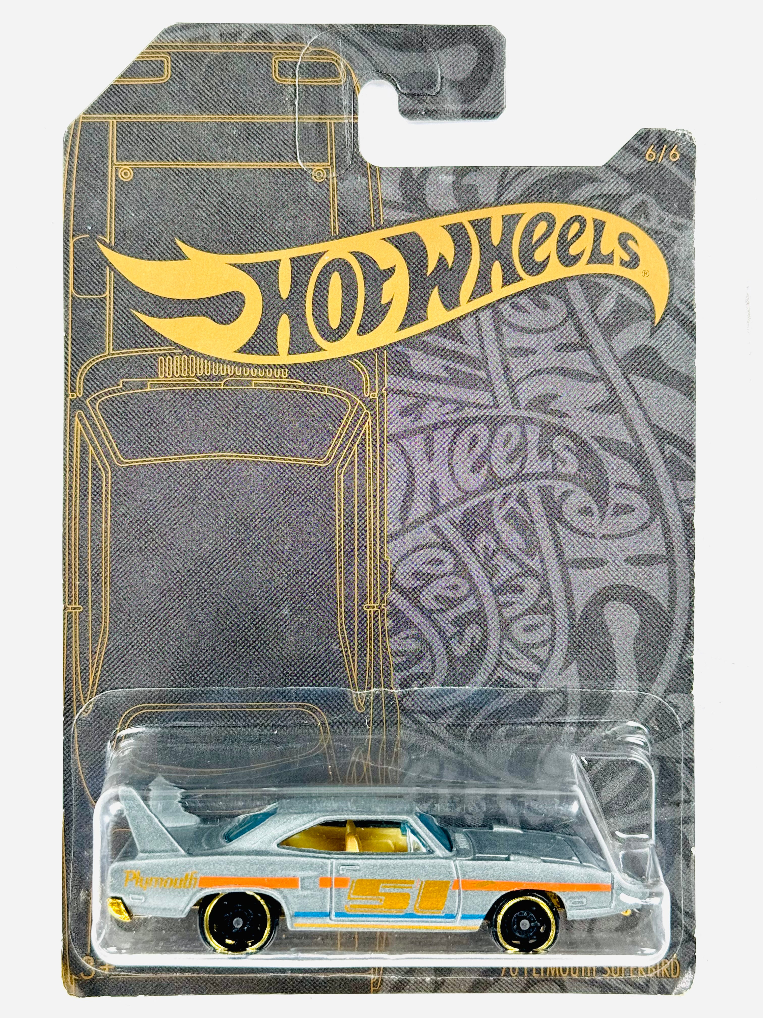 Hot Wheels 2019 51st Anniversary Satin & Chrome Series Case A '70