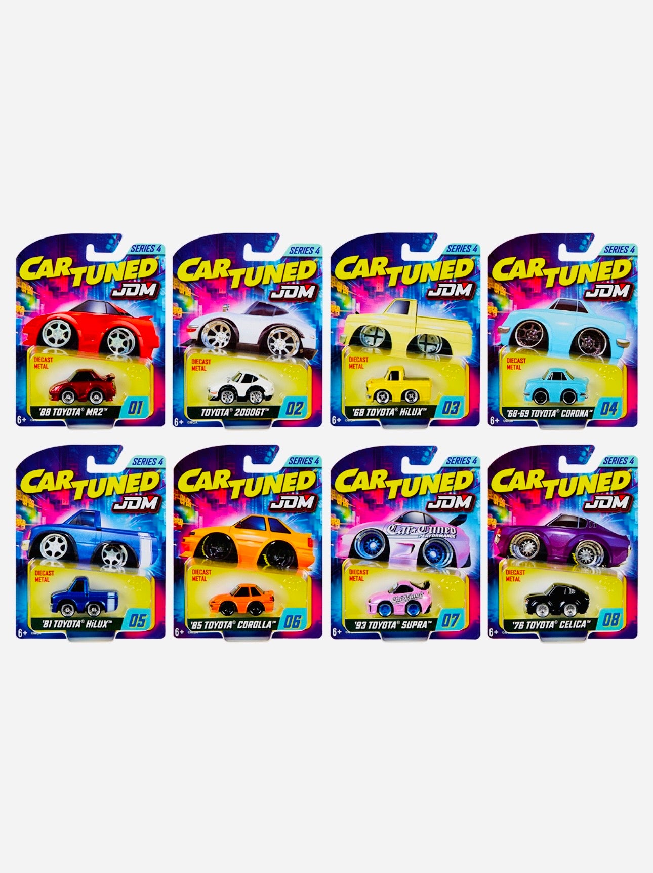 CAR TUNED JDM チューナーズ　シリーズ4　セット CarTuned Series 4 JDM Tuners Assortment Factory Sealed Assortment