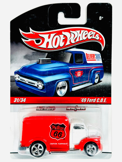 Hot Wheels Slick Rides Phillips 66 '49 Ford COE - Damaged Card/Blister