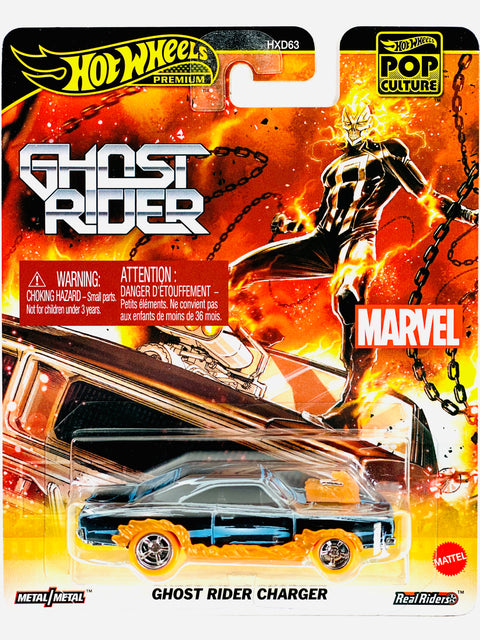 Hot Wheels 2025 Pop Culture Case H Ghost Rider Charger - Damaged Card