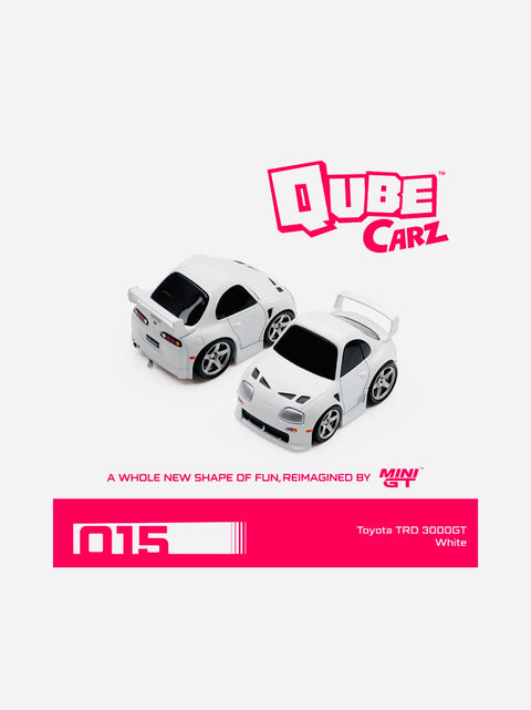 Mini GT QubeCarz Series 3 Toyota TRD 3000GT White #015