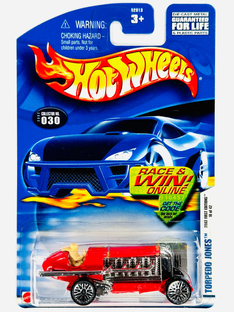 Hot Wheels 2002 First Editions Torpedo Jones - Damaged Card/Blister